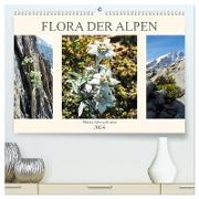 Flora der Alpen (hochwertiger Premium Wandkalender 2024 DIN A2 quer), Kunstdruck in Hochglanz