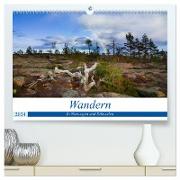 Wandern - In Norwegen und Schweden (hochwertiger Premium Wandkalender 2024 DIN A2 quer), Kunstdruck in Hochglanz