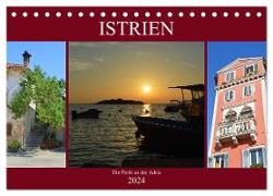 Istrien - Die Perle an der Adria (Tischkalender 2024 DIN A5 quer), CALVENDO Monatskalender