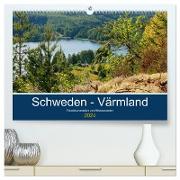 Schweden - Värmland (hochwertiger Premium Wandkalender 2024 DIN A2 quer), Kunstdruck in Hochglanz