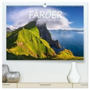 Färöer - Archipel im Nordmeer (hochwertiger Premium Wandkalender 2024 DIN A2 quer), Kunstdruck in Hochglanz