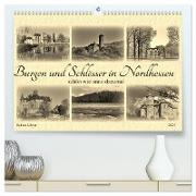 Burgen und Schlösser in Nordhessen (hochwertiger Premium Wandkalender 2024 DIN A2 quer), Kunstdruck in Hochglanz