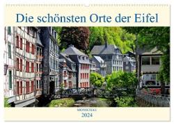 Die schönsten Orte der Eifel - Monschau (Wandkalender 2024 DIN A2 quer), CALVENDO Monatskalender