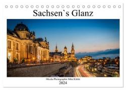 Sachsen`s Glanz (Tischkalender 2024 DIN A5 quer), CALVENDO Monatskalender