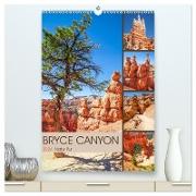 BRYCE CANYON Natur Pur (hochwertiger Premium Wandkalender 2024 DIN A2 hoch), Kunstdruck in Hochglanz