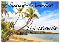 Summer Paradise Fiji (Wandkalender 2024 DIN A3 quer), CALVENDO Monatskalender