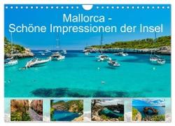 Mallorca - Schöne Impressionen der Insel (Wandkalender 2024 DIN A4 quer), CALVENDO Monatskalender