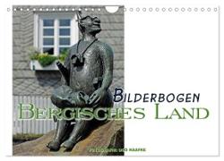 Bilderbogen Bergisches Land (Wandkalender 2024 DIN A4 quer), CALVENDO Monatskalender