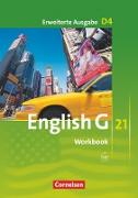 English G 21, Erweiterte Ausgabe D, Band 4: 8. Schuljahr, Workbook mit Audios online