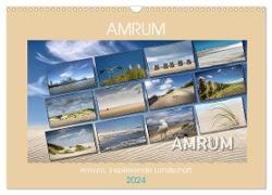 Amrum, inspirierende Landschaft (Wandkalender 2024 DIN A3 quer), CALVENDO Monatskalender
