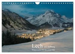 Lech am Arlberg - Winterzauber für das ganze Jahr (Wandkalender 2024 DIN A4 quer), CALVENDO Monatskalender