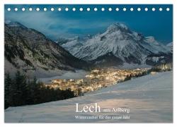 Lech am Arlberg - Winterzauber für das ganze Jahr (Tischkalender 2024 DIN A5 quer), CALVENDO Monatskalender
