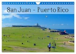 San Juan - Puerto Rico 2024 (Wandkalender 2024 DIN A4 quer), CALVENDO Monatskalender