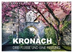 Kronach - drei Flüsse und eine Festung (Wandkalender 2024 DIN A4 quer), CALVENDO Monatskalender