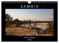Sambia "Das wirkliche Afrika" (Wandkalender 2024 DIN A4 quer), CALVENDO Monatskalender