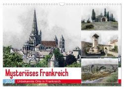Mysteriöses Frankreich (Wandkalender 2024 DIN A3 quer), CALVENDO Monatskalender