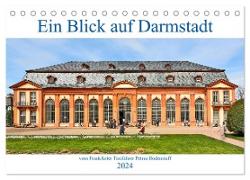 Ein Blick auf Darmstadt vom Frankfurter Taxifahrer Petrus Bodenstaff (Tischkalender 2024 DIN A5 quer), CALVENDO Monatskalender