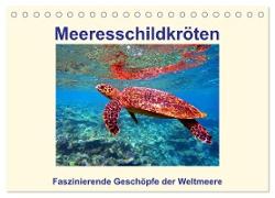 Meeresschildkröten ¿ Faszinierende Geschöpfe der Weltmeere (Tischkalender 2024 DIN A5 quer), CALVENDO Monatskalender