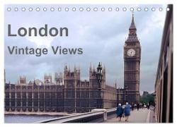 London - Vintage Views (Tischkalender 2024 DIN A5 quer), CALVENDO Monatskalender