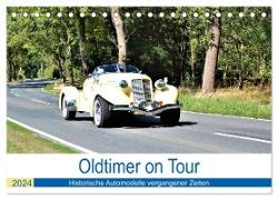 Oldtimer on Tour (Tischkalender 2024 DIN A5 quer), CALVENDO Monatskalender