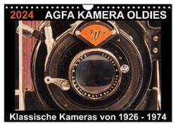 AGFA KAMERA OLDIES Klassische Kameras von 1926 - 1974 (Wandkalender 2024 DIN A4 quer), CALVENDO Monatskalender