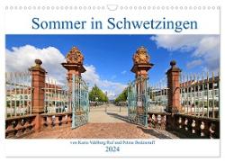 Sommer in Schwetzingen von Karin Vahlberg Ruf und Petrus Bodenstaff (Wandkalender 2024 DIN A3 quer), CALVENDO Monatskalender