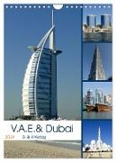 V.A.E. & Dubai (Wandkalender 2024 DIN A4 hoch), CALVENDO Monatskalender