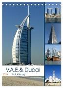 V.A.E. & Dubai (Tischkalender 2024 DIN A5 hoch), CALVENDO Monatskalender
