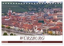 WÜRZBURG - ALTSTADT IMPRESSIONEN (Tischkalender 2024 DIN A5 quer), CALVENDO Monatskalender