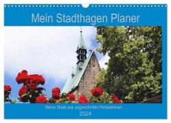 Mein Stadthagen Planer (Wandkalender 2024 DIN A3 quer), CALVENDO Monatskalender