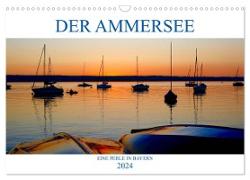 Der Ammersee (Wandkalender 2024 DIN A3 quer), CALVENDO Monatskalender