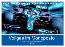 Vollgas im Monoposto (Tischkalender 2024 DIN A5 quer), CALVENDO Monatskalender