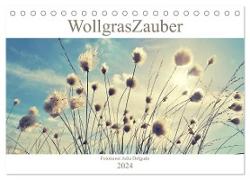 Wollgraszauber (Tischkalender 2024 DIN A5 quer), CALVENDO Monatskalender