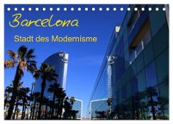 Barcelona - Stadt des Modernisme (Tischkalender 2024 DIN A5 quer), CALVENDO Monatskalender