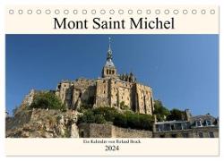 Der Mont Saint Michel (Tischkalender 2024 DIN A5 quer), CALVENDO Monatskalender