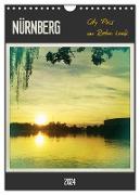 Nürnberg City Pics im Retro Look (Wandkalender 2024 DIN A4 hoch), CALVENDO Monatskalender