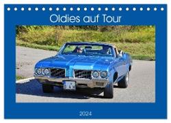 Oldies auf Tour (Tischkalender 2024 DIN A5 quer), CALVENDO Monatskalender
