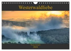 Westerwaldliebe (Wandkalender 2024 DIN A4 quer), CALVENDO Monatskalender