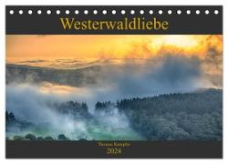 Westerwaldliebe (Tischkalender 2024 DIN A5 quer), CALVENDO Monatskalender