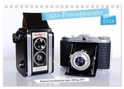 Alte Fotoapparate - Kameras von Kodak der Jahre 1905 bis 1977 (Tischkalender 2024 DIN A5 quer), CALVENDO Monatskalender