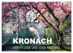 Kronach - drei Flüsse und eine Festung (Wandkalender 2024 DIN A2 quer), CALVENDO Monatskalender