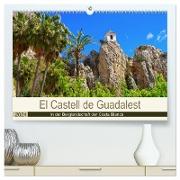 El Castell de Guadalest - In der Berglandschaft der Costa Blanca (hochwertiger Premium Wandkalender 2024 DIN A2 quer), Kunstdruck in Hochglanz