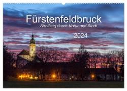 Fürstenfeldbruck - Streifzug durch Natur und Stadt (Wandkalender 2024 DIN A2 quer), CALVENDO Monatskalender
