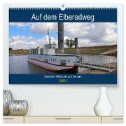 Auf dem Elberadweg zwischen Hitzacker und Lenzen (hochwertiger Premium Wandkalender 2024 DIN A2 quer), Kunstdruck in Hochglanz