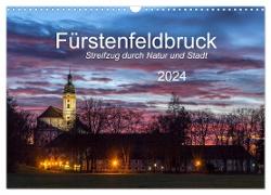 Fürstenfeldbruck - Streifzug durch Natur und Stadt (Wandkalender 2024 DIN A3 quer), CALVENDO Monatskalender