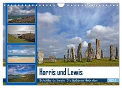 Harris und Lewis - Schottlands Inseln. Die äußeren Hebriden (Wandkalender 2024 DIN A4 quer), CALVENDO Monatskalender