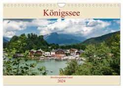 Königssee - Berchtesgadener Land (Wandkalender 2024 DIN A4 quer), CALVENDO Monatskalender