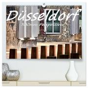 Düsseldorf - 300mm Perspektiven (hochwertiger Premium Wandkalender 2024 DIN A2 quer), Kunstdruck in Hochglanz