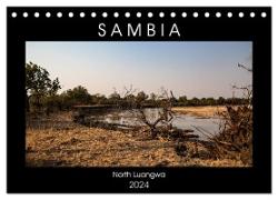 Sambia "Das wirkliche Afrika" (Tischkalender 2024 DIN A5 quer), CALVENDO Monatskalender