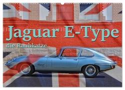 Jaguar E-Type - Die Raubkatze (Wandkalender 2024 DIN A2 quer), CALVENDO Monatskalender